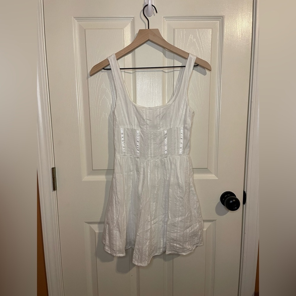 Princess Polly Lorinda Mini Dress in White Size 2